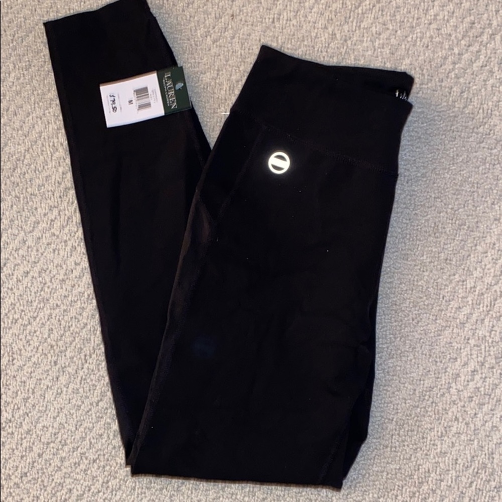 Lauren Ralph Lauren Active Leggings With Mesh - Picture 2 of 13